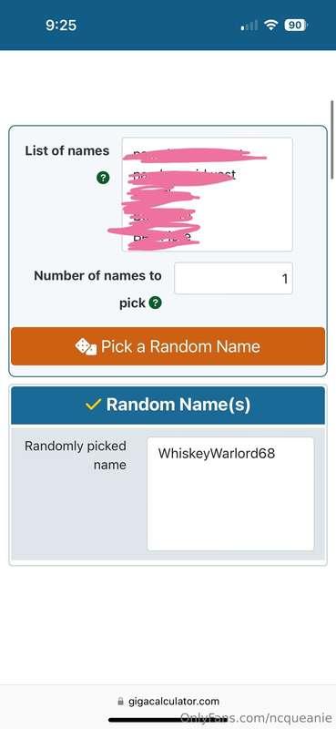  First raffle winner didn’t respond within 24 hours so I did..