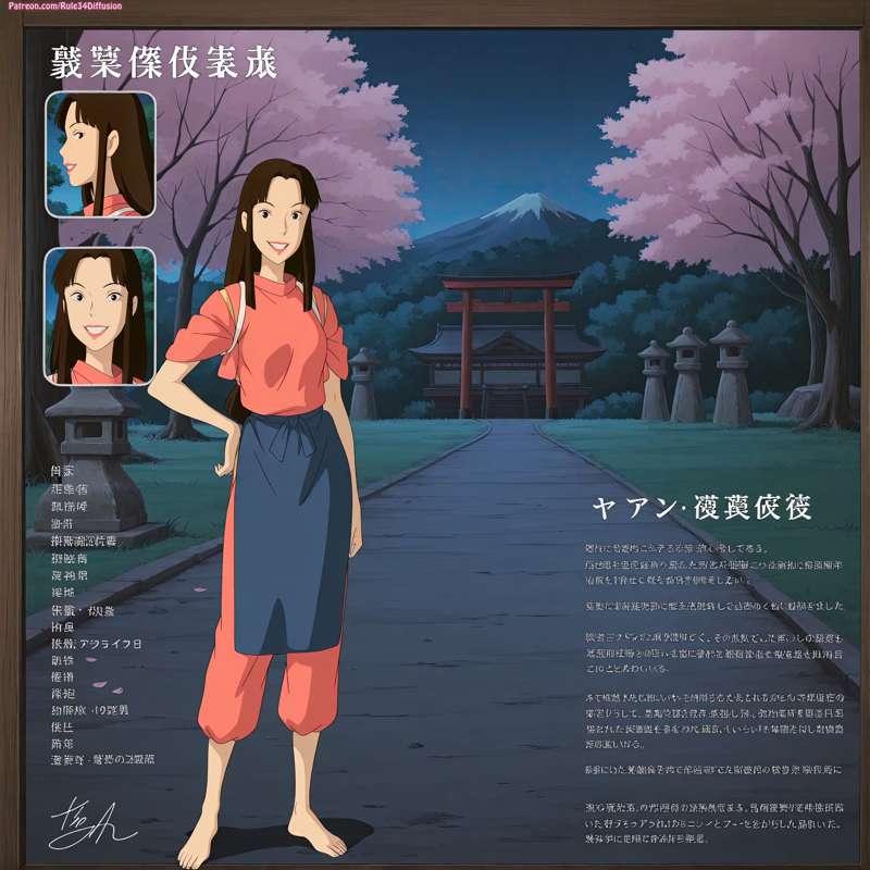 Lin of Spirited Away Sexy Poses [Gen 2.5]