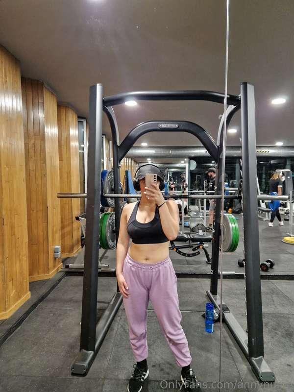 me at my new gym🥰