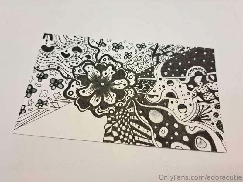 Zentangle 🩷🩷🩷🩷 Artwork by me <3