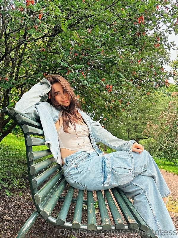 Took some cute pictures outdoors today 🥰😇 dm me for some spi..