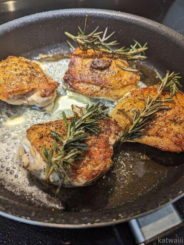 When in doubt... Garlic & rosemary