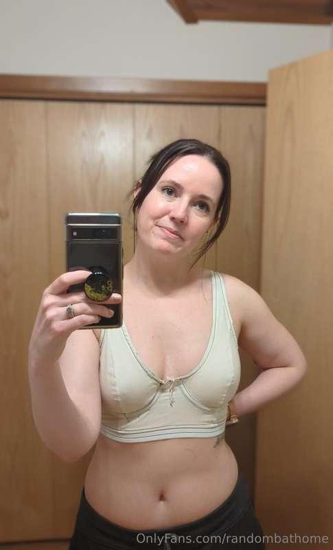 making progress on my next bra! This is just the test fabric..