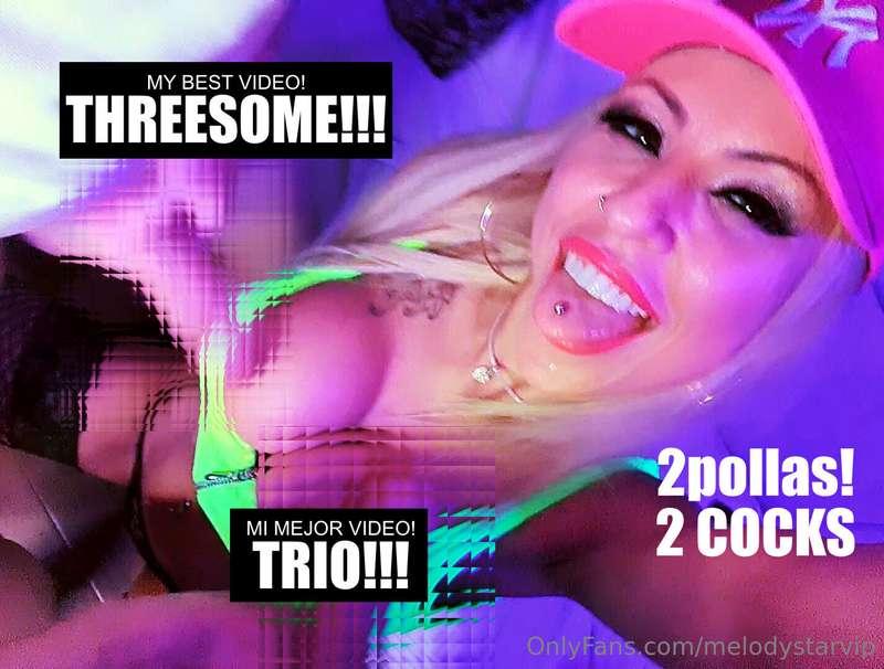 TWO COCKS FOR ME IN A SPECTACULAR THREESOME, MY BEST VIDEO!D..