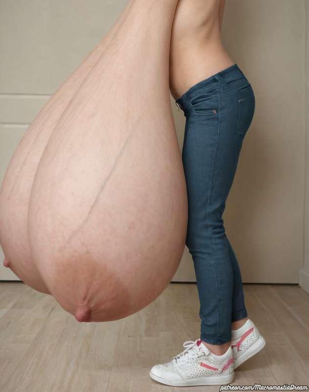 Pendulous Gigantomastia