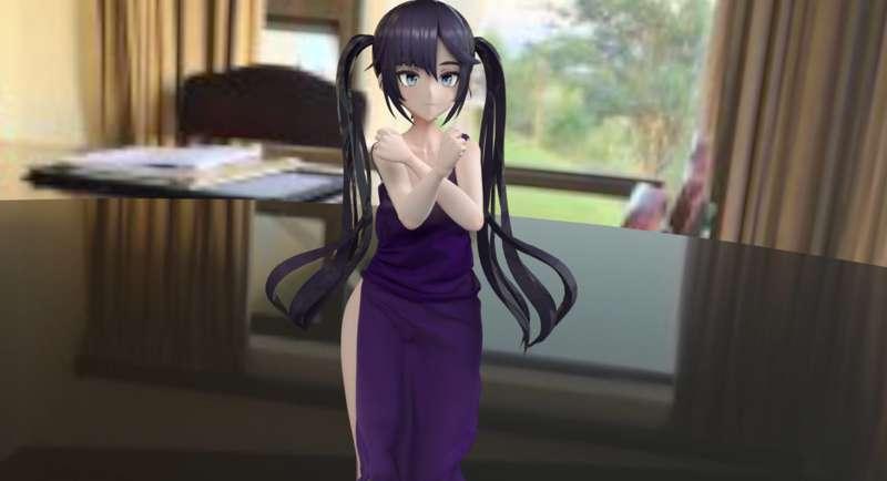 【Test】 Mona - Vivid / C4D Cloth Simulation
