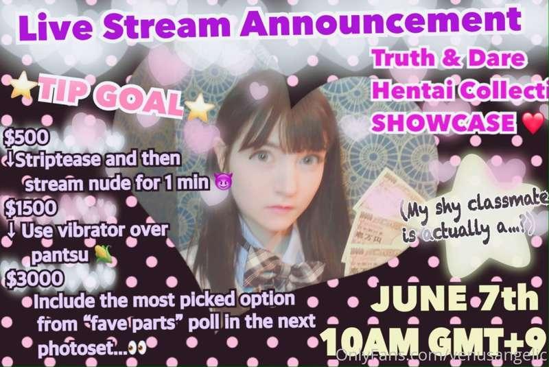 Live stream announcement is here! 👻
See you on June 7th 10AM..