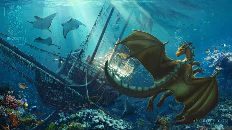 [Finished art] [1080p] Underwater treasures