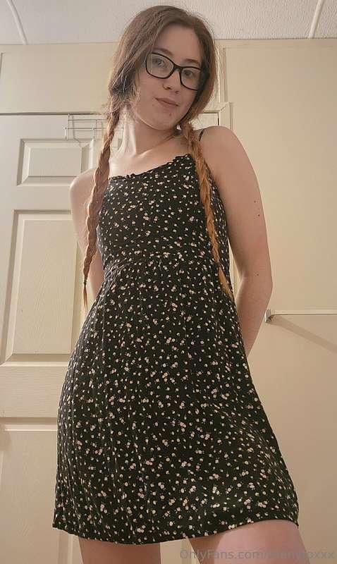 What's under my cute little sun dress? 😋