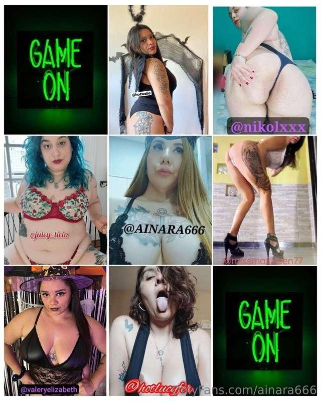 🎃🎃 Horny bitches for your Halloween night 🎃🎃 2hs❤️ @hotwalie..