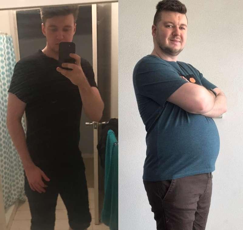 Gained so much Weight.