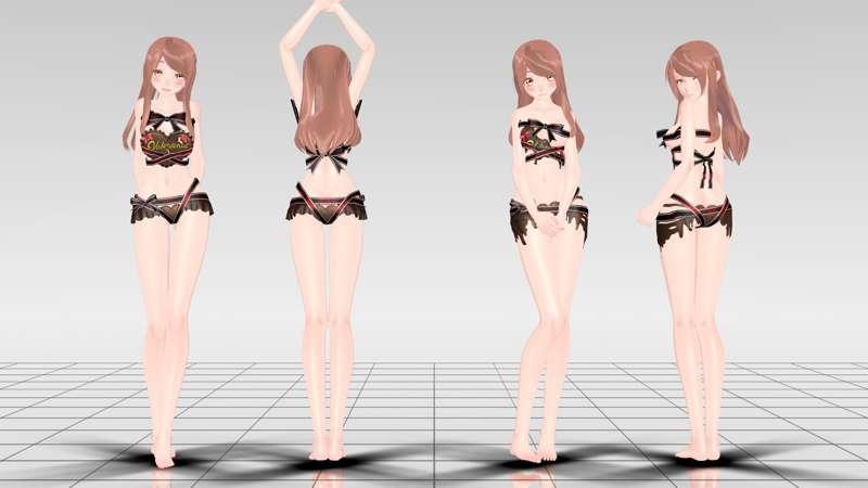 MMD OC Mary Shige Chocolate DL