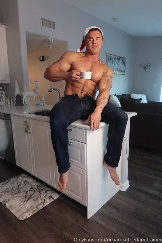 nothing like some hot cocoa to keep these big feet warm!