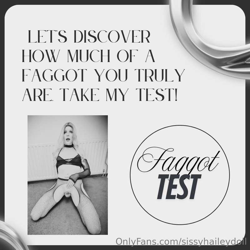 Are you truly embracing your sissy side(a faggot), or are yo..