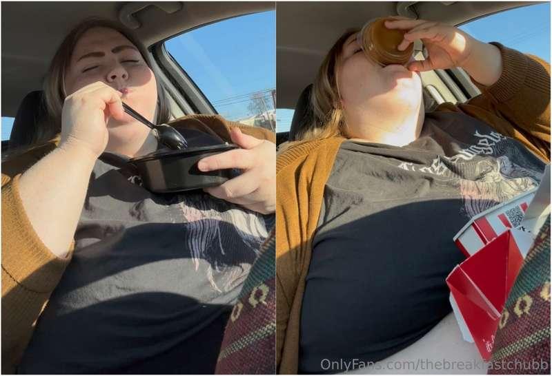 Uploading the full video tonight of me stuffing my face in m..