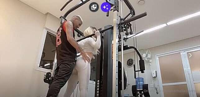 My gym instructor has a very big BBC 🍆 cock that you can 🥵 s..