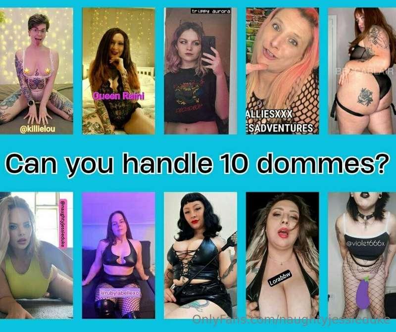 10 hot models, dominating you, degrading you, humiliating yo..