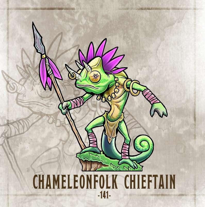 #141 Chameleonfolk Chieftain!