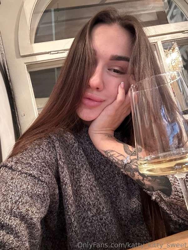 An evening with a glass of fine white wine is a true pleasur..