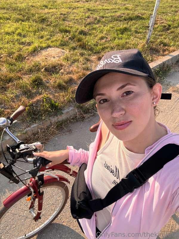 Two wheels, warm breeze, and no destination - just how I lik..