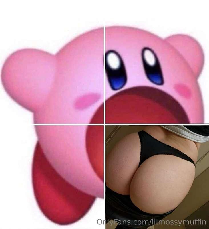 Kirby unlocked the secret level...backdoor edition!🚪⭐️