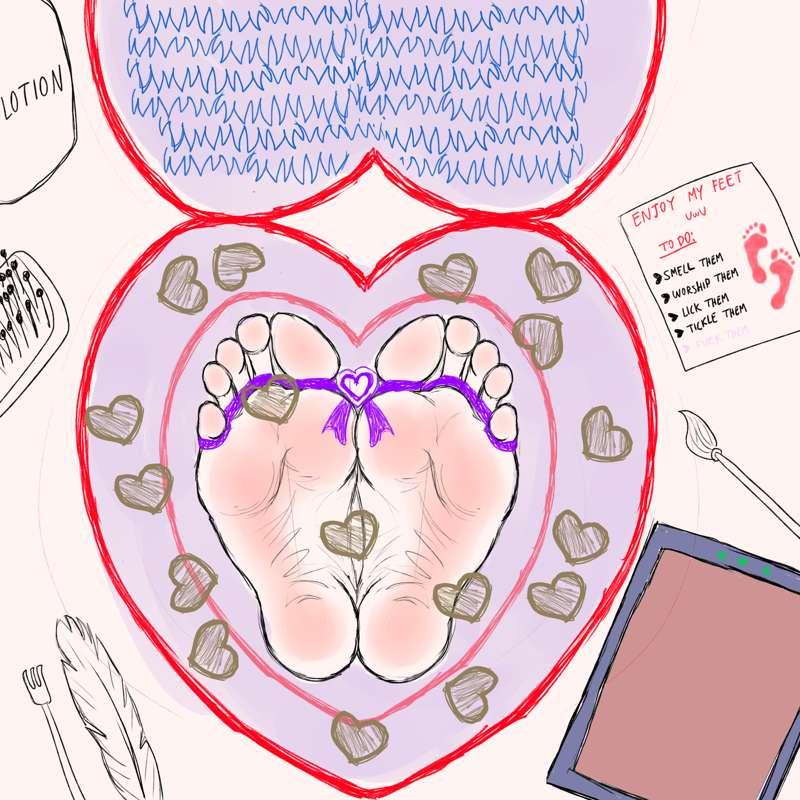Sweet Valen-toes box 