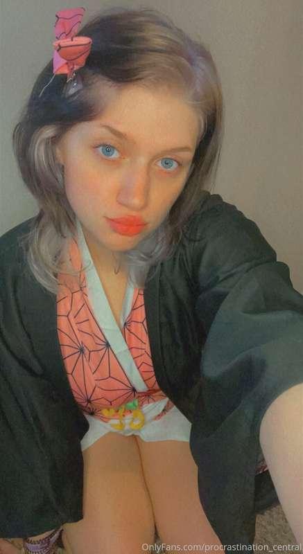 Sooo some amazing person on here bought me a nezuko cosplay ..