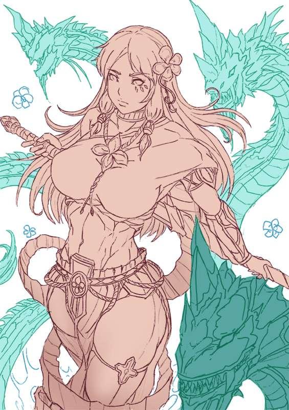 BBD 29 :  Leelawadee ,Naga blade form [SKETCH / SFW ONLY ]