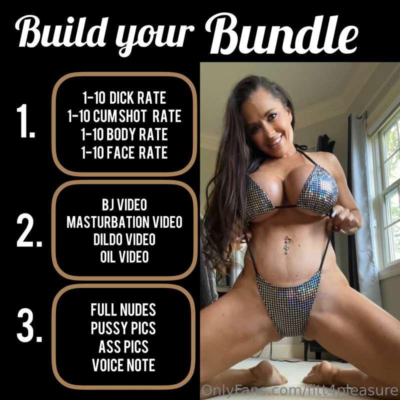 BUILD YOUR OWN BUNDLE!
Tip $20 and bundle 3 items (one item ..