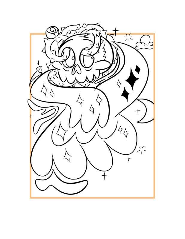 Tattoo Coloring Sheet