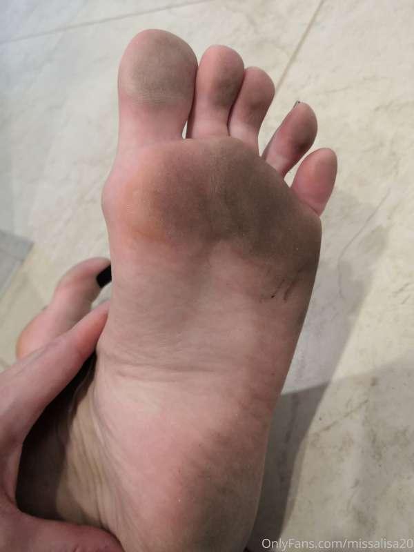 Dirty feet
