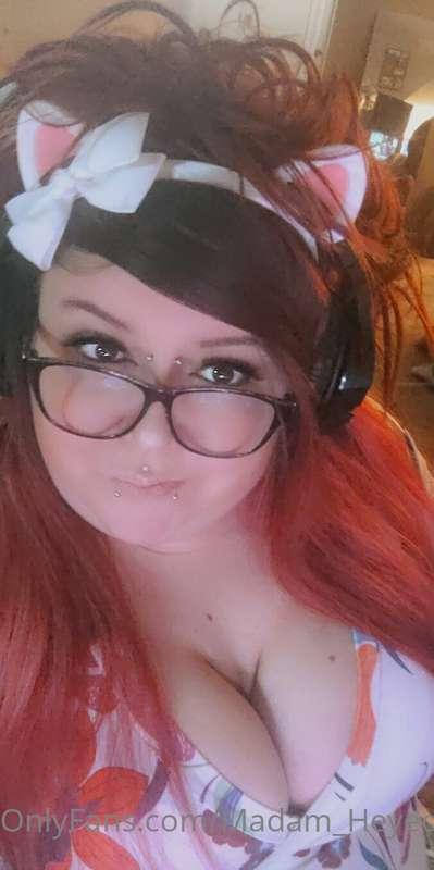 Come get your cleavage hug live on twitch hehe www.twitch.tv..