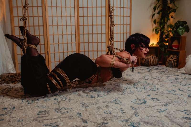 Getting comfortable with the floor but never too comfy (;