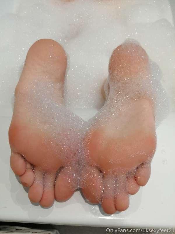 these bubbles tickle my feet as they crackle and disappear, ..