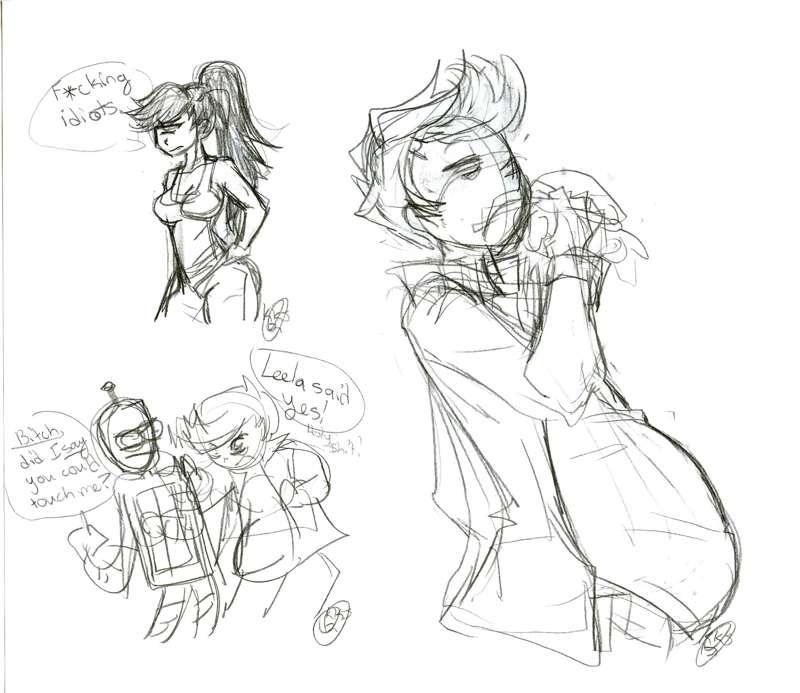 sketchies- Futurama