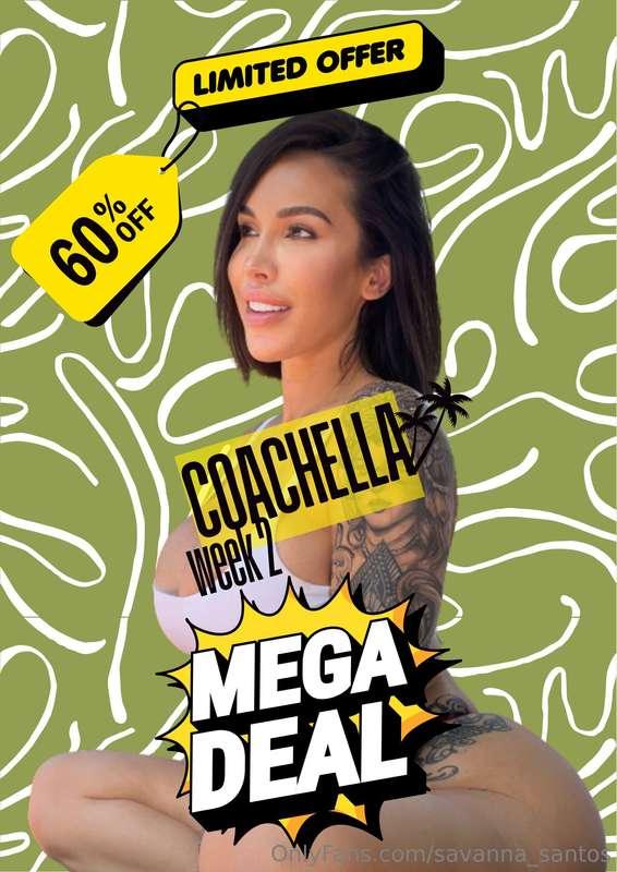🎡🌴 COACHELLA WEEKEND 2 DEAL DROP 🌴🎡💥 It’s here… COACHELLA WE..
