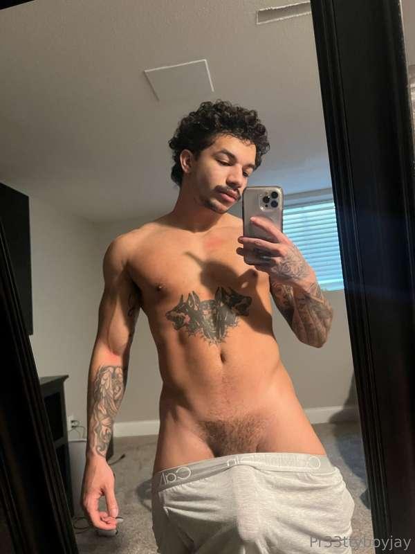 If you're patient enough, maybe I'll let you watch me stroke..