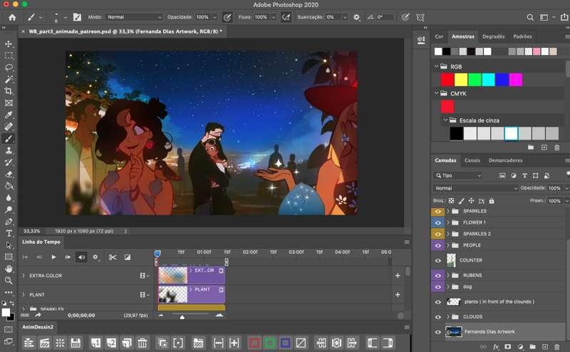 " Back to reality " - PSD file animation