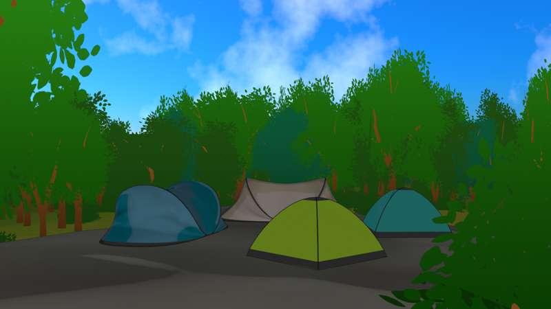 Creating a Forest Background for LLRR