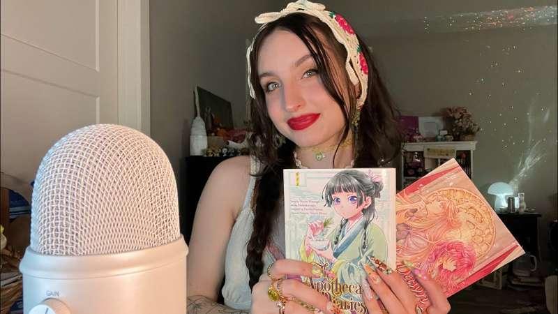 Patreon Exclusive: ASMR | Manga Gripping, Tapping, Page Flipping, Tracing + ( no talking)
