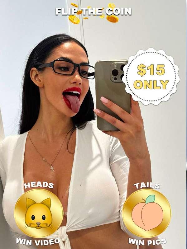 Great moment to test your fortune😜  let's play 𝗛𝗘𝗔𝗗𝗦 𝗢𝗥 𝗧𝗘𝗔𝗟..
