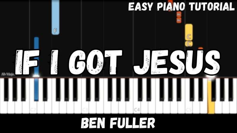 Easy MIDI - Ben Fuller - If I Got Jesus (Atlantic Notes Arrangement + Tempo + Colors + Key)