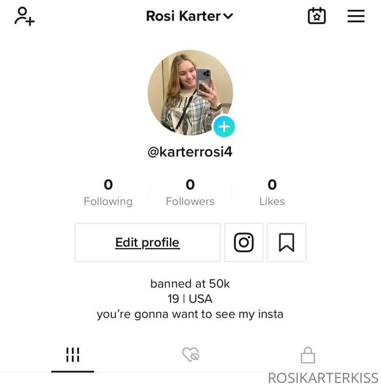 Follow my new tiktok… again 
@ karterrosi4