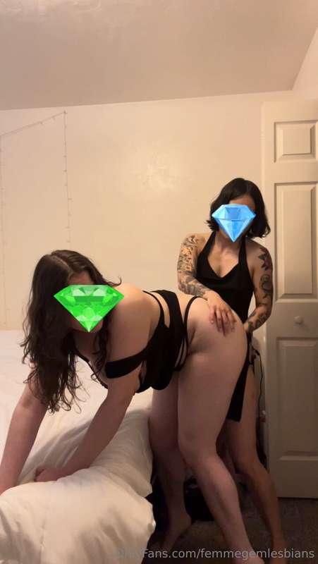 We both come home in our black dresses from a night out and ..