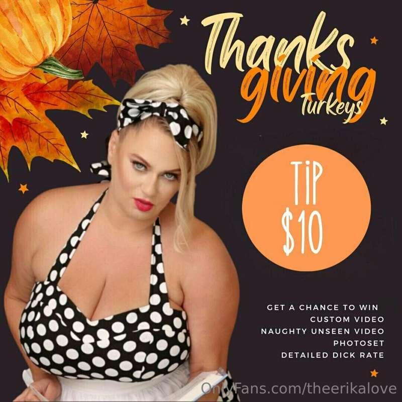 ***THANKSGIVING OFFER***
TIP $10 to get your prize! 🎁

You c..