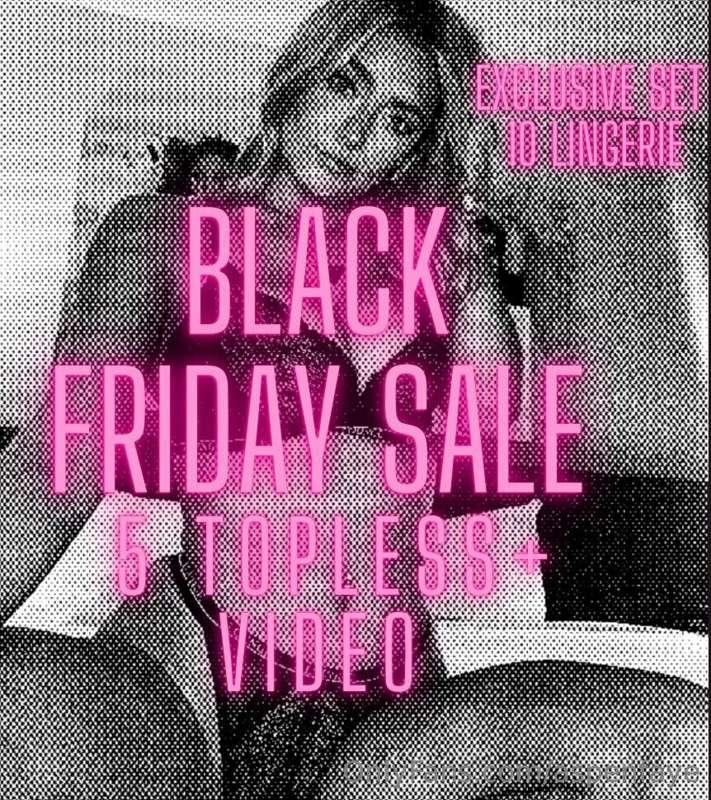 ✨BLACK FRIDAY SALE✨
 10 LINGERIE PHOTOS, 5 TOPLESS, AND A VI..