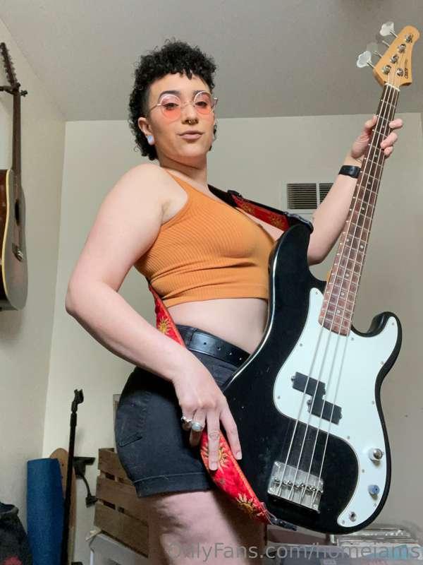 Had lots of fun switching it up and playing bass this mornin..