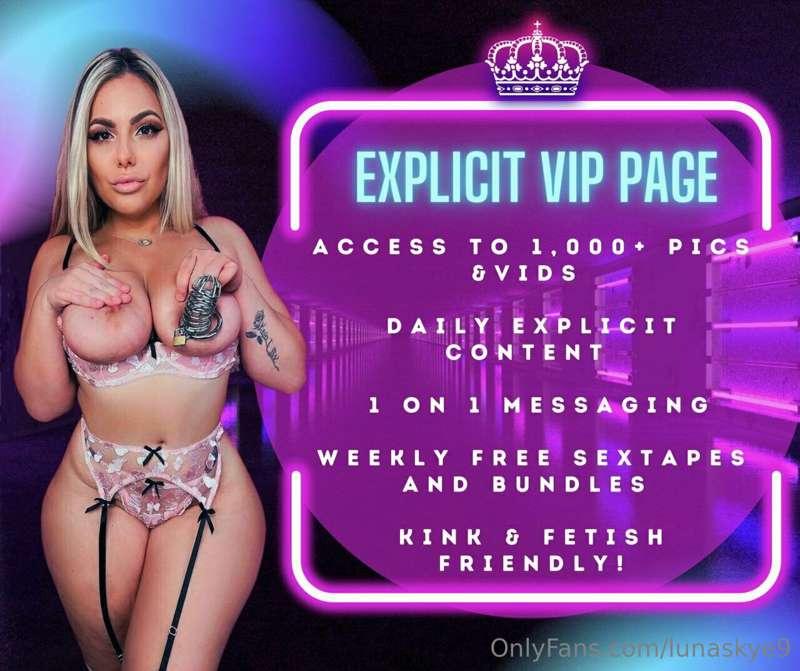 **BECOME MY VIP AND SEE IT ALL!**  I post all nude pics and ..