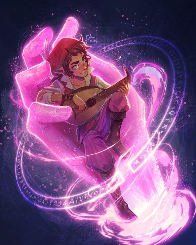 Scanlan \\ Vox Machina Fanart