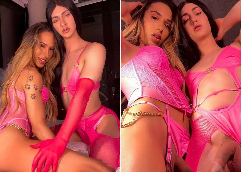 🔥 **PINK TS SEX** 😈💕 

 *Slippery tongues, Hard cocks… I lov..